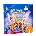 GO GO 30 Funny Phonics Songs Sound Book, A-Z Letter Sound Songs, USB-C Rechargeable, Preschool &amp; Kindergarten Learn to Read for 3 Year olds, Perfect Toy and Gift for Toddlers, Ages 2 3 4+