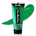 Go Ho Cream-Blendable Green Face Body Paint, Halloween Witch Costume Women