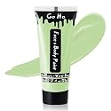 Go Ho Pastel Green Body Paint Washable for Halloween Makeup(2.37oz)