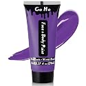 Go Ho Purple Face Body Paint Washable for Halloween Makeup(2.37oz)
