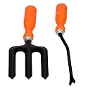 Go Hooked 5 Pcs Gardening Tools Kit for All Your Gardening Needs (Fork+Weeder)