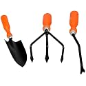 Go Hooked 5 Pcs Gardening Tools Kit for All Your Gardening Needs (Trowel+Cultivator+Weeder)