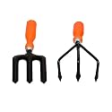 Go Hooked 5 Pcs Gardening Tools Kit for All Your Gardening Needs (Fork+Cultivator)