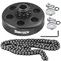 Go Kart Clutch 3/4" Bore 12T with #35 Chain Centrifugal Clutch and Chain for Go Kart Minibike Honda Kart Engines
