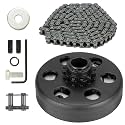 Go Kart Clutch 3/4 Bore 12T with #35 Chain, for Predator 212 Centrifugal Clutch Compatible with Honda GX160, GX200, GX140, GX120, GC160, GC190, Harbor Freight, Briggs and Stratton Tecumseh
