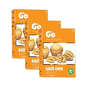 go kashmiri light broken walnuts kernelswithout shells 750g 250g x 3  dry fruits  kashmiri akhrot giri for snacking amp baking