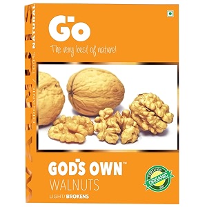 go kashmiri walnut kernel broken light 250g walnuts dry fruits  walnuts  akhrot giri  without shell  healthy dry fruits for snacking amp baking