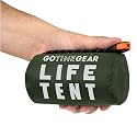 Go Time Gear Life Tent - 2 Person Emergency Survival Shelter - Use As Tube Tent, Tarp - Includes Whistle