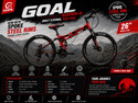 GOAL FOLDING NANO RED 26 T SUPER-X FOLDING BIKES|FOLDING CYCLE 26 T (inch) Folding Bikes/Folding Cycle