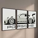 GoArt Framed Car Posters for Wall Decor