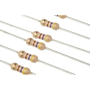 branded carbon film resistor 14 watt tolerance 5 - pack of 20pcs 27k ohms