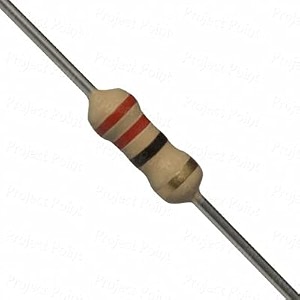 branded carbon film resistor 14 watt tolerance 5 - pack of 20pcs 22e ohms