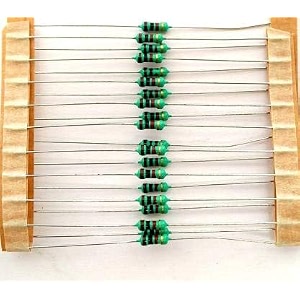 branded carbon film resistor 14 watt tolerance 5 - pack of 20pcs 1k ohms