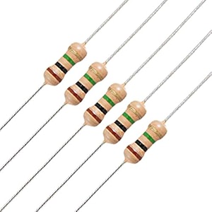 branded carbon film resistor 14 watt tolerance 5 - pack of 20pcs 1m ohms