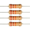 BRANDED carbon film resistor 1/4 watt Tolerance 5% - Pack of 20pcs (22K Ohms)