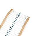 BRANDED carbon film resistor 1/4 watt Tolerance 5% - Pack of 20pcs (1E Ohms)