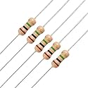 BRANDED carbon film resistor 1/4 watt Tolerance 5% - Pack of 20pcs (1M Ohms)