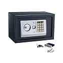 GOBBLER GS200B (12 litres) Digital Electronic Safe Metal Locker Box for Home and Office with Double Deadlock, Ideal for Jewellery Documents Valuables, PIN and Manual Access - Black