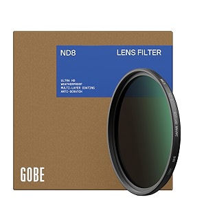 gobe 77mm nd8 3 stop nd lens filter