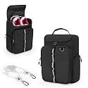 GOBUROS Golf Shoe Bag for Men Holds A Pair of Shoes US Mens 14 & Golf Items