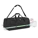 GOBUROS Lacrosse Bag Holds 2 Sticks and Shoes, Lacrosse Equipment Backpack