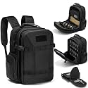 GOBUROS Tactical Pistol Backpack with 3 Handgun Pouches & 10 Magazine Slots