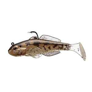 goby paddle tail 3 143434 number 10 hook size variable depth naturalbronze