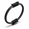 GOCART WITH G LOGO Yoga Circle Exercise Pilates Ring with Full Body Toning Fitness for Stretching, Relaxation (Black)