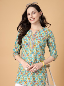 god bless women geometric print straight kurta