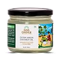 God Choice Organic Farms – Pure Extra Virgin Coconut Oil 300 ML | Extracted From Coconut Milk | Cold extraction process | Best for Cooking, Baby Massage and Hair Use