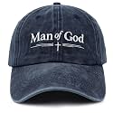 God is Good All The Time Hats for Men Women, Adjustable Cotton Embroidered Jesus Christian Faith Baseball Cap