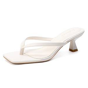 Goderci Kitten Flip Flop Thong Low Heels