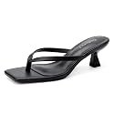 Goderci Kitten Flip Flop Thong Low Heels