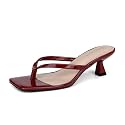 Goderci Kitten Flip Flop Thong Low Heels