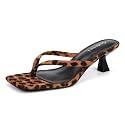 Goderci Kitten Flip Flop Thong Low Heels