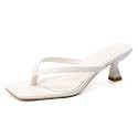 Goderci Kitten Flip Flop Thong Low Heels