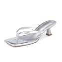 Goderci Kitten Flip Flop Thong Low Heels