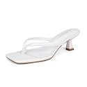 Goderci Kitten Flip Flop Thong Low Heels