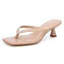 Goderci Kitten Flip Flop Thong Low Heels
