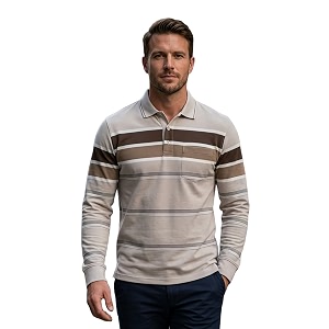 GODFREY Full Sleeve Polo T Shirt for