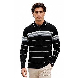 GODFREY Full Sleeve Polo T Shirt for