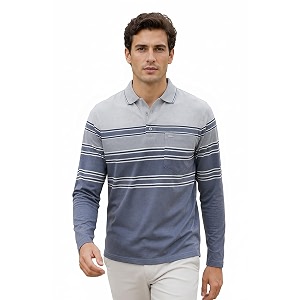 GODFREY Full Sleeve Polo T Shirt for