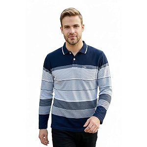 GODFREY Full Sleeve Polo T Shirt for