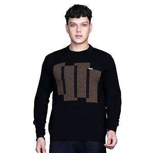 GODFREY Full Sleeve Woolen Sweater for Man
