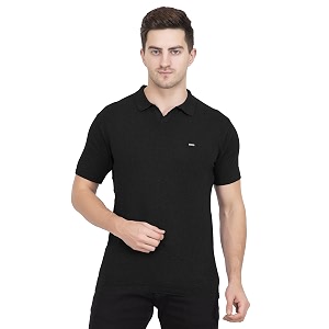 godfrey v neck cotton half sweater for man winter wear - pullover sweater for men