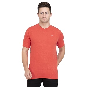 godfrey v neck cotton half sweater for man winter wear - pullover sweater for men