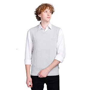 v neck cotton half sweater for man winter wear - pullover sweater for men