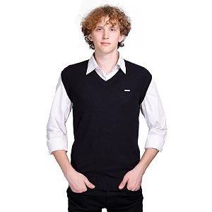 v neck cotton half sweater for man winter wear - pullover sweater for men
