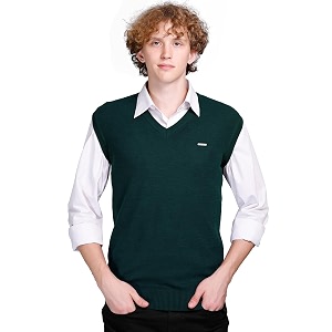 v neck cotton half sweater for man winter wear - pullover sweater for men