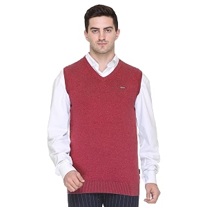 v neck cotton half sweater for man winter wear - pullover sweater for men